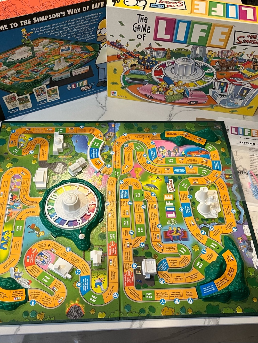 The Game of Life: The Simpsons Edition, a themed version complete